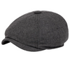 Men's Black Beret Cap Retro Style Flat Cotton Hat